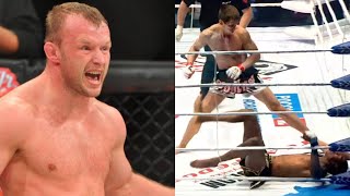 HARD KNOCKOUT by Shlemenko's STUDENT in 14 seconds! Almost took off the enemy's head!