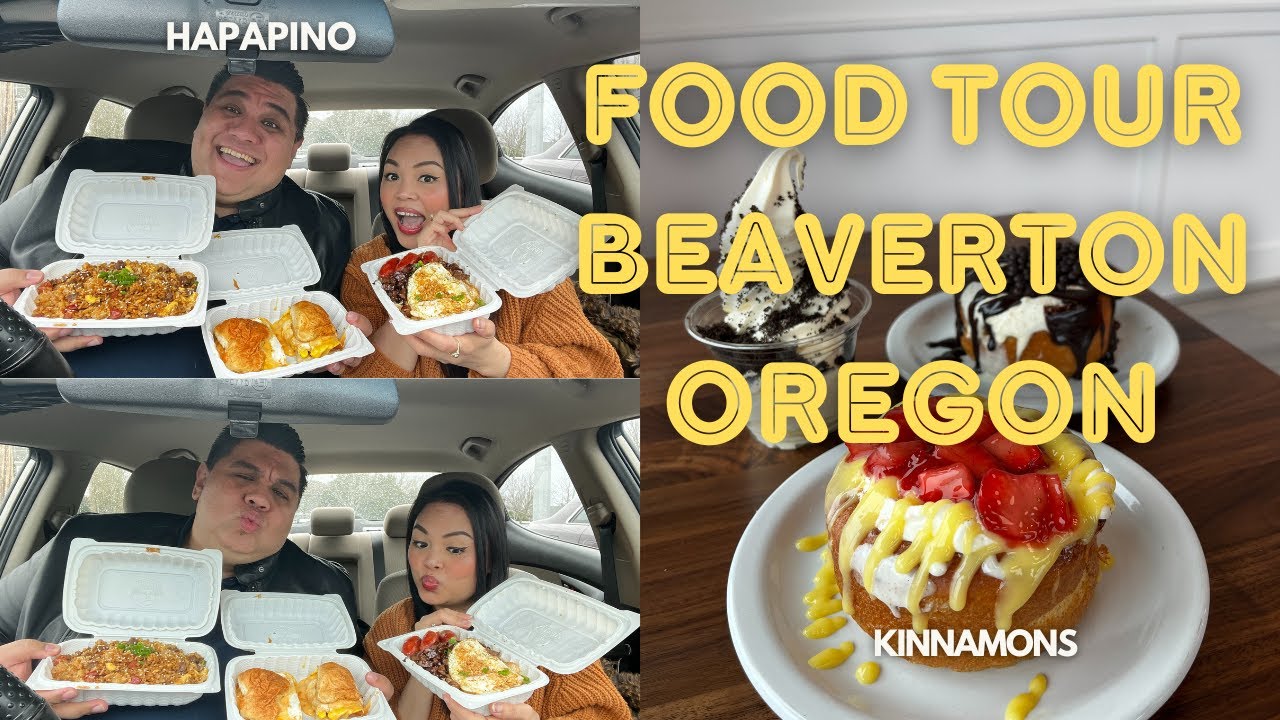 Food Tour in Beaverton Oregon! Hapapino's & Kinnamons! - YouTube