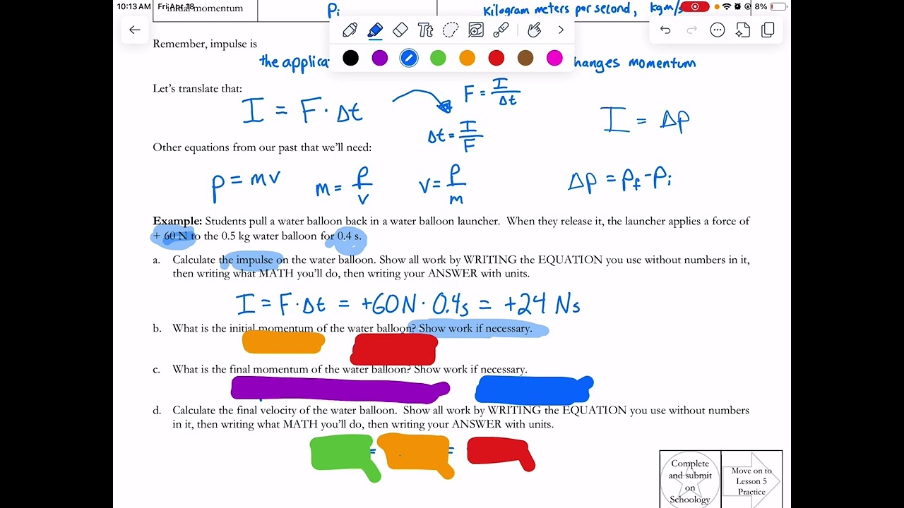 Mrs. Gastler - Calculating with Impulse 3