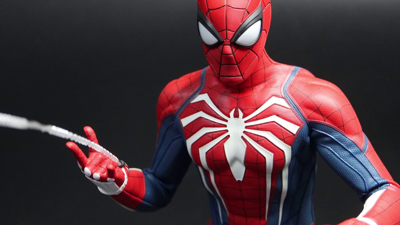 hot toys spiderman advanced suit