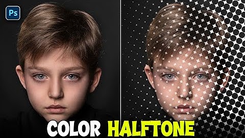 how to make color halftone in photoshop | Easily create color halftone in photoshop