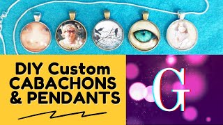 DIY Custom Photo Pendants - Make jewelry with your own photos