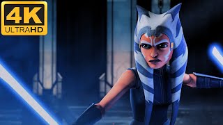 Ahsoka vs Maul |4K| (with Duel of the Fates, Battle of the Heroes \& More) [Full Fight]