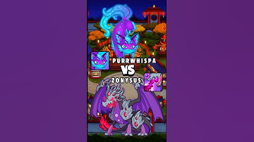 New Dynamon Purrwhispa VS Zonysus 🥳 #dynamonsworld #dynamons #pokemon #shorts