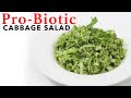Probiotic cabbage salad  probiotic fermented cabbage  chef harpal singh with dhanashree