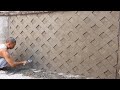 Awesome Construction Projects - Refreshing Fence Wall From Sand and Cement