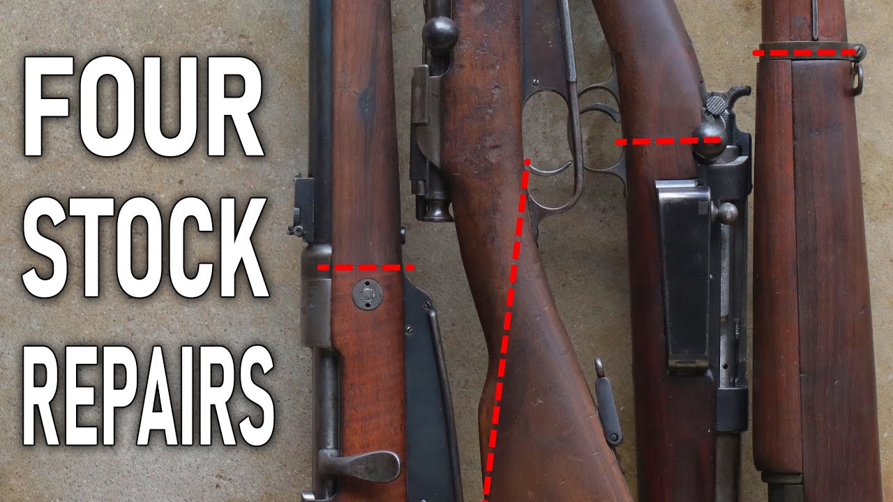 Four Military Surplus Rifle Stock Repairs YouTube