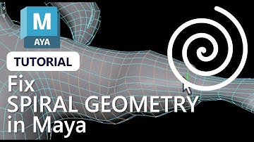🌀Fix Pesky Spiral Geometry in Maya | Clean Mesh & Reduce Polygons #3dmodeling #autodeskmaya #3d