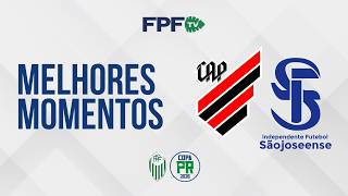 ATHLETICO 1X0 SÃO JOSEENSE | MELHORES MOMENTOS | COPA PARANÁ 2026 | RODADA 6