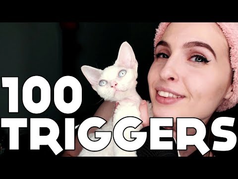 ASMR 100 TRIGGERS IN 4 MINUTES