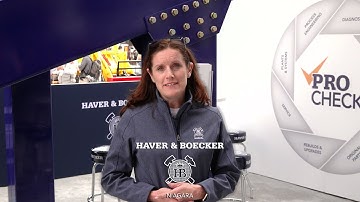 Haver & Boecker Niagara highlight vibrating screen, ProCheck approach at ConExpo