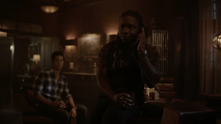 Legacies 4x06 Kaleb and Jed talk. Clarke calls to ...