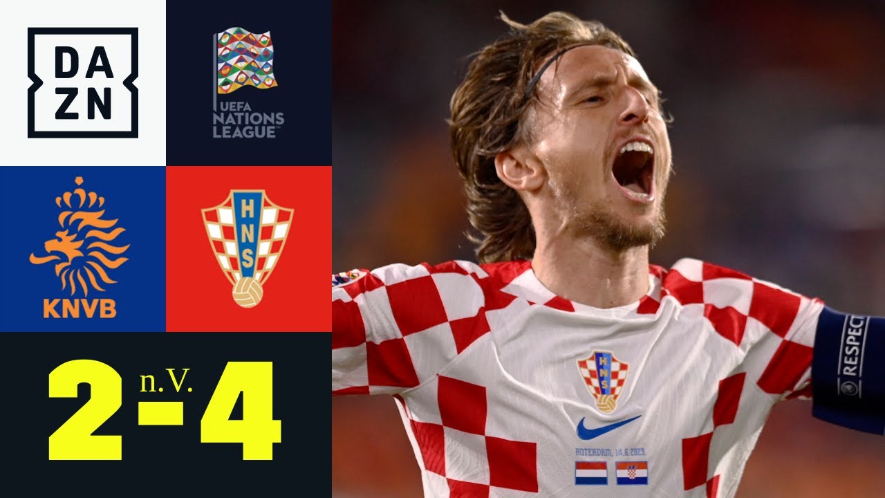 Dramatisches Halbfinale in Rotterdam: Niederlande - Kroatien | Nations ...