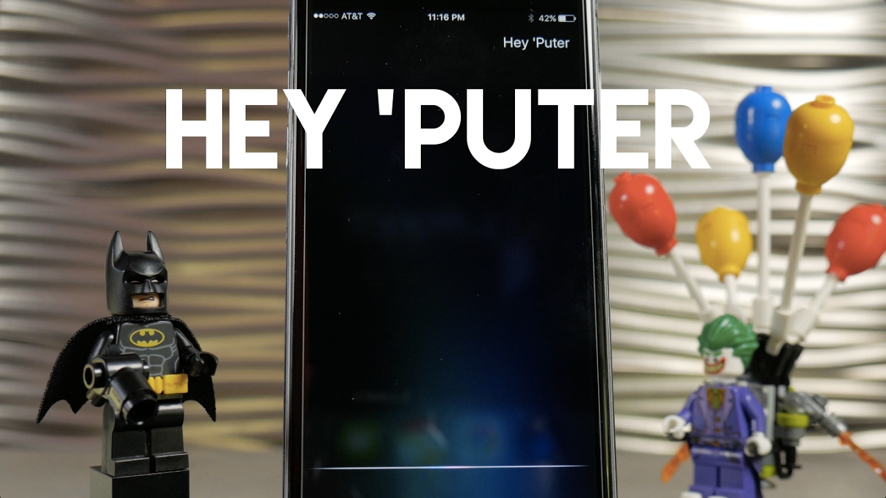 Hey 'Puter - Siri becomes Lego Batman's Computer - YouTube