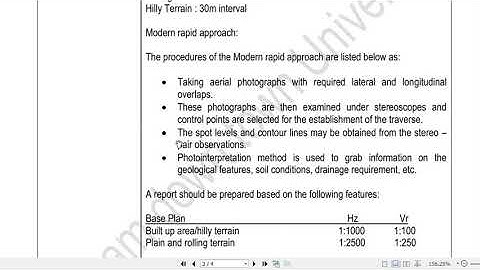 Engineering survey for highway alignment part 1