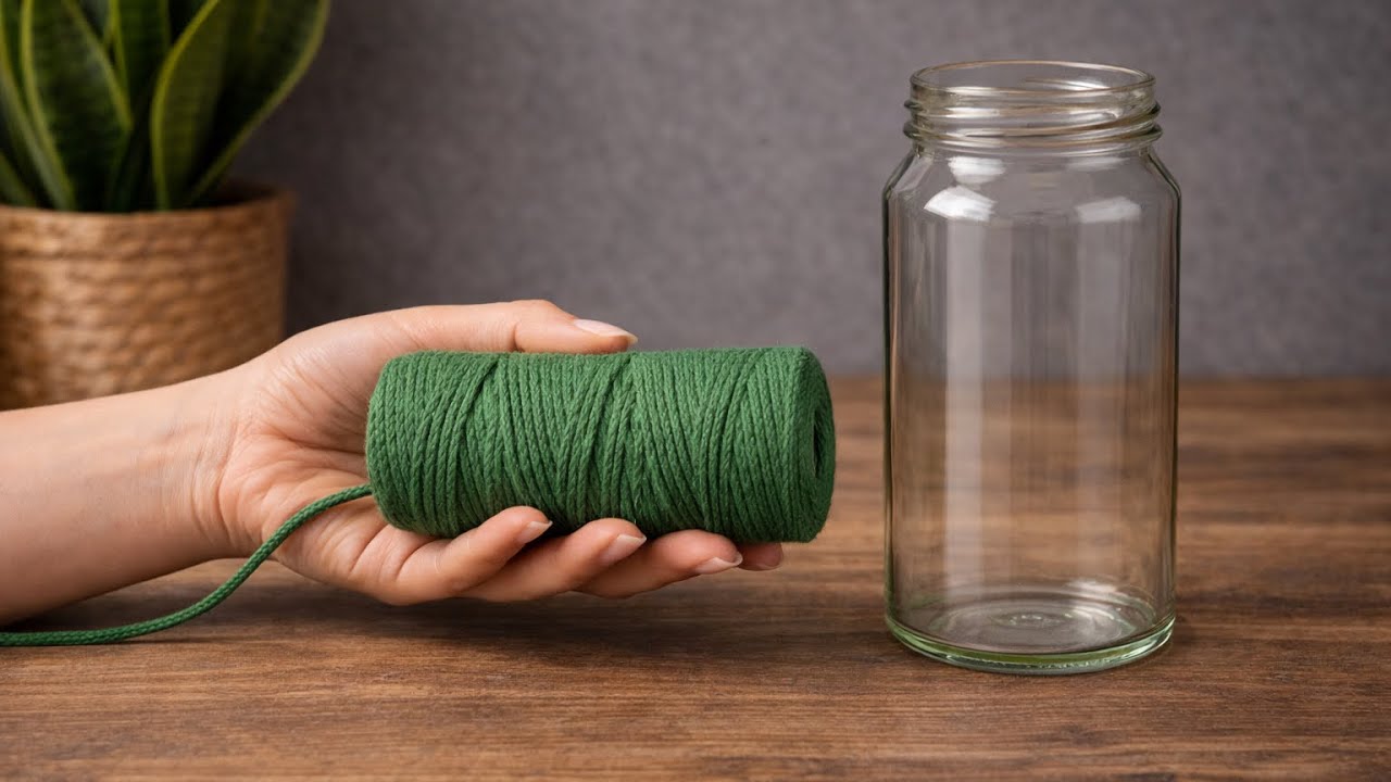 Best Tutorial for Making Candle Holders from Recycled Glass 😍| Jars – Step-by-Step DIY Guid