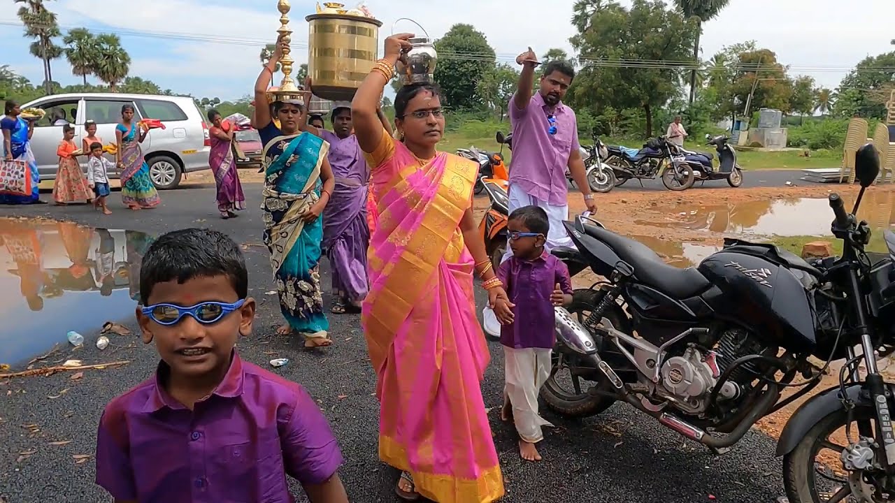 மதுரக்காரன் வீட்டு காதணி விழா & தாய்மாமன் சீர் வரிசை #Madurai #vicky #sparrow #purandipatti #Melur
