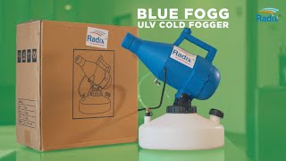 ULV cold fogger machine | BLUE FOGG | Complete aerial disinfection | Your ANTICOVID KIT