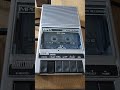 classic Lounge jazz old cassette recorder which has no internal speaker just the external speaker