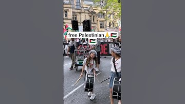 A little kid protests for Palestine#freepalestin palestine#savepalestine #savegaza#shorts