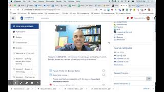 Show or hide your courses or course content in Moodle 3.9