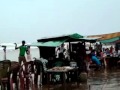 Digha beach fish shop many people eating