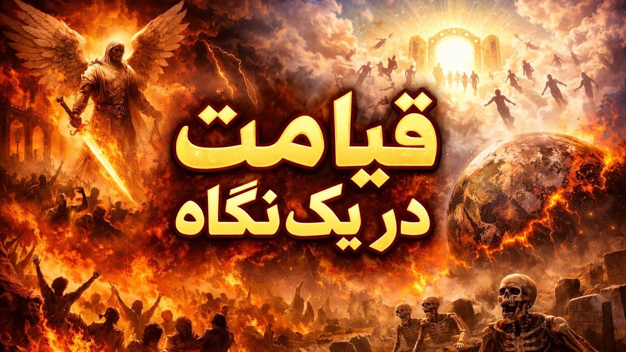 در قیامت چه اتفاقی می افتد؟(ساخته شده با هوش مصنوعی)|Video of the Resurrection (Ai)