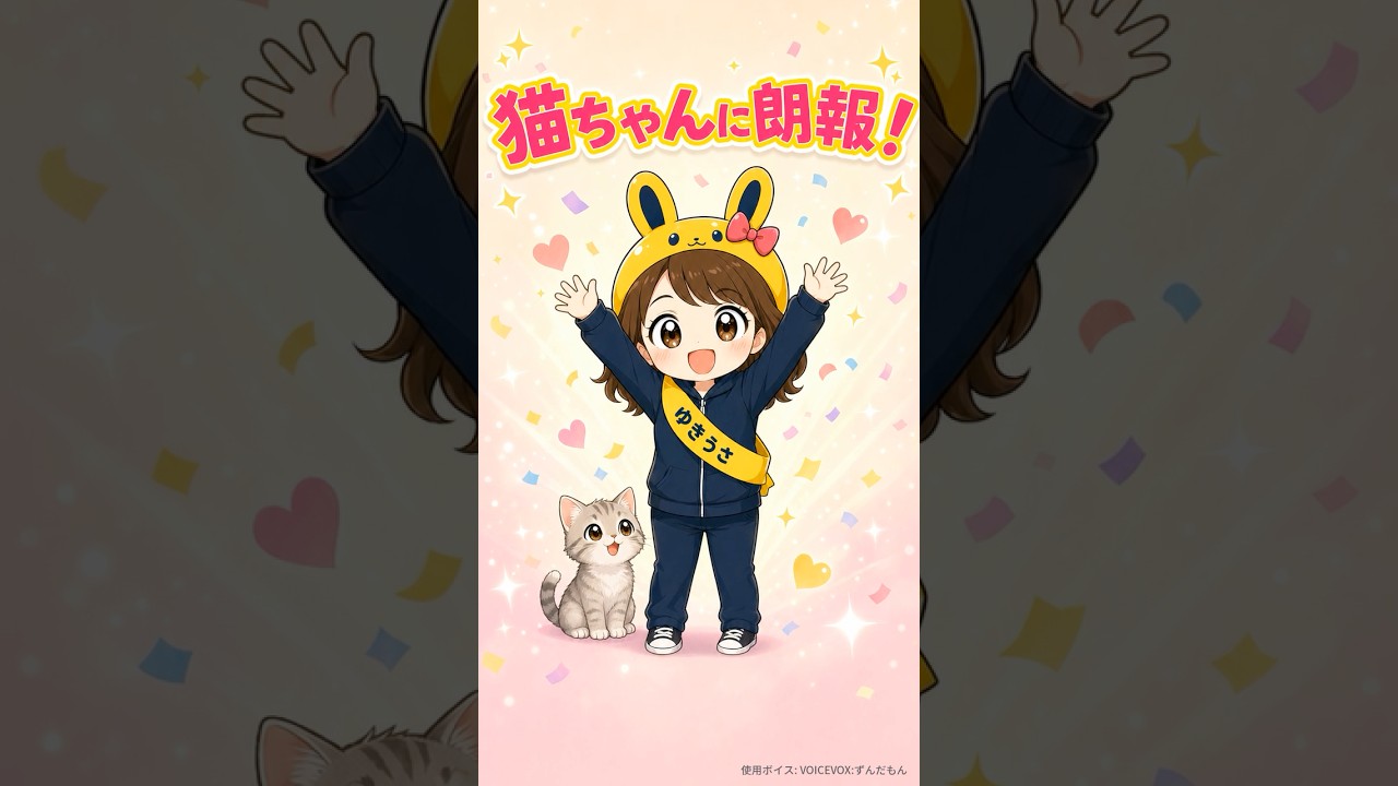 【朗報】猫ちゃんの腎臓病、画期的新薬「AIM薬」ついに承認申請！#Shorts