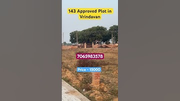 143 Approved Plots In Vrindavan #vrindavan #plot #property #shoorts #sanjitsinghrajput