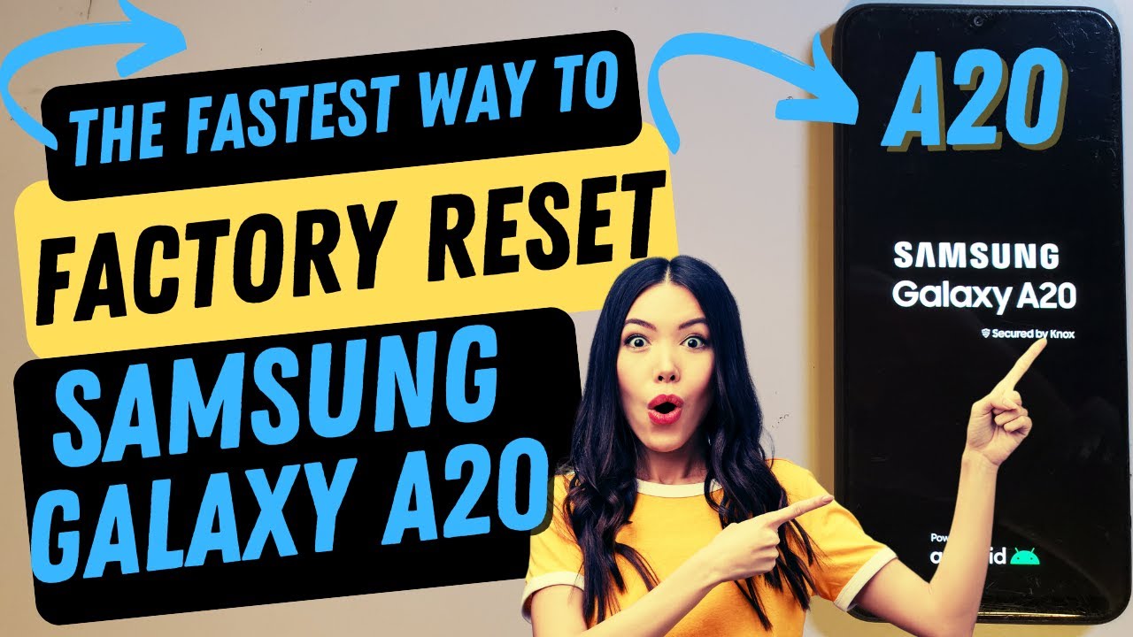 Samsung Galaxy A20 Factory Reset Hard Reset - This is the Fastest