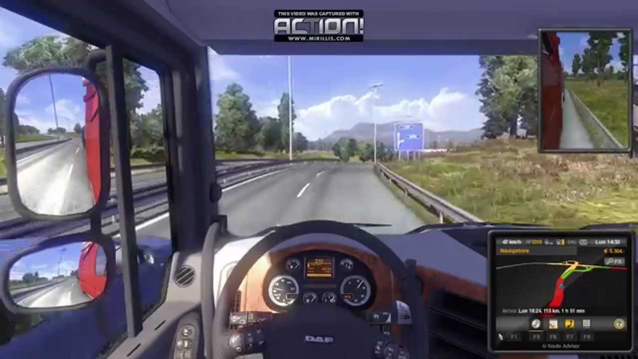 Logitech Gt Driving Force Euro Truck Simulator 2 euro truck simulator 2 game play logitech driving force gt - YouTube