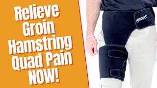 Relieve Groin, Hamstring, Quad Pain Now! With The ODOFIT Hip Brace.