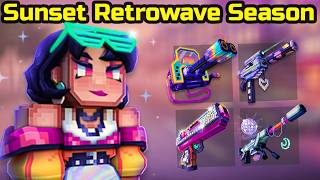 Early Look at the Pixel Gun 3D Sunset Retrowave Season! 26.10 screenshot 5