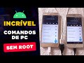 COMO DIGITAR COMANDOS DE PC NO CELULAR ANDROID USANDO OUTRO CELULAR SEM ROOT E SEM PC - BUGJAEGER