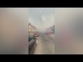 Watch: Huge grass fires rage in east London as residents fight back with garden hose
