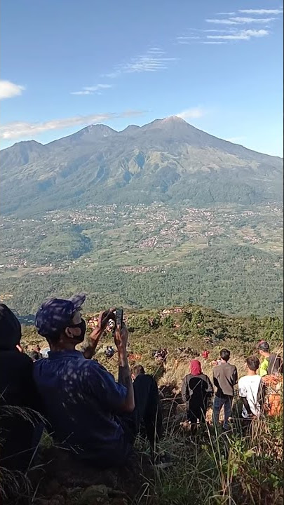 wooowww upacara 17 Agustus🇮🇩 di atas gunung