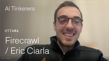 (AI Tinkerers Ottawa) Web scraping for LLM with Firecrawl w/ Eric Ciarla