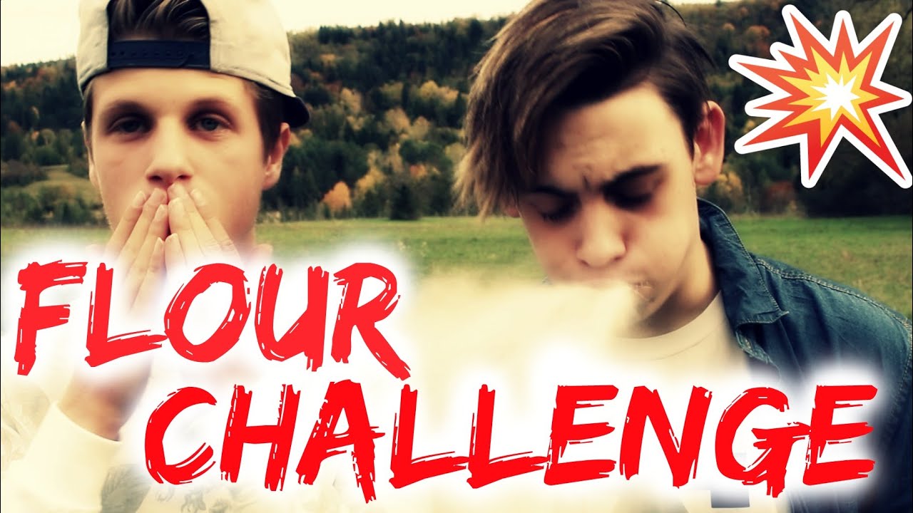 FLOUR CHALLENGE YouTube