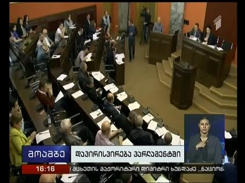 შეკამათება ეკა ბესელიას და ირინა იმერლიშვილს შორის ადამიანის უფლებათა დაცვის კომიტეტის სხდომაზე.