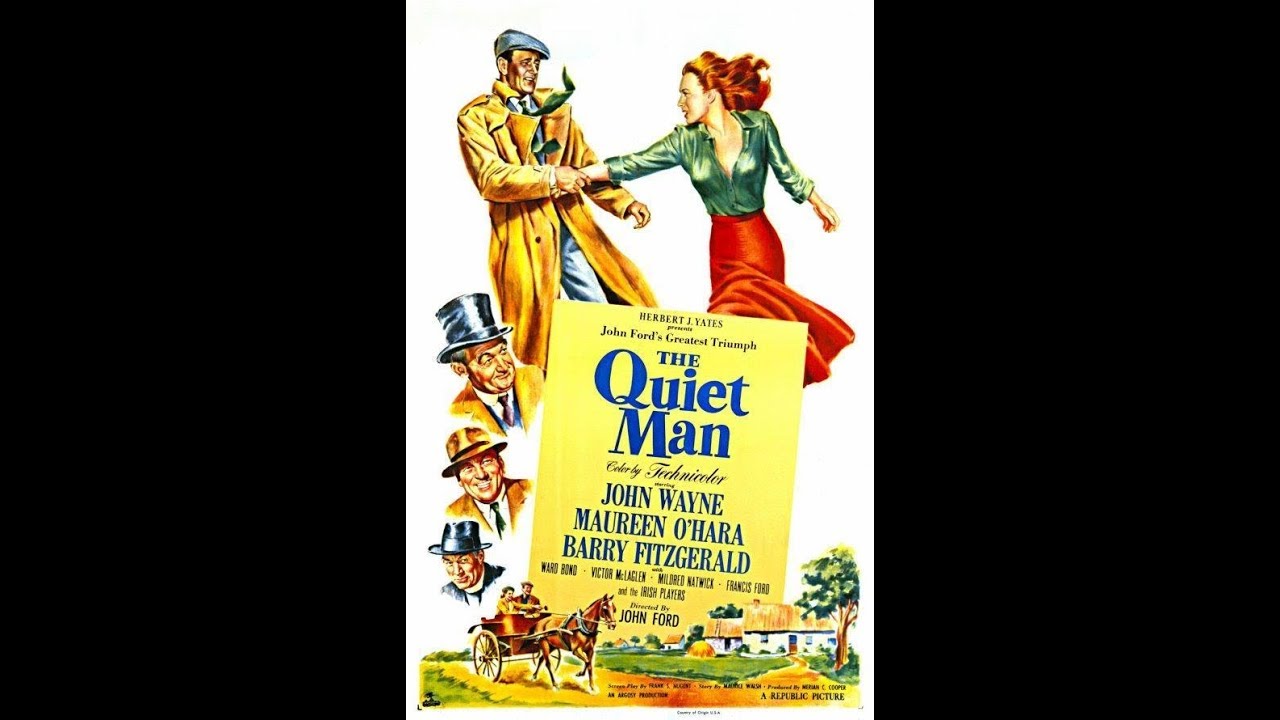 Maureen o'Hara the quiet man. Comedy, Drama, poster. The use comedy men.