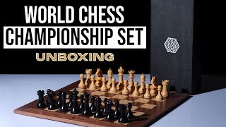 Unboxing the STUNNING $550 Official World Chess Championship Set and Giveaway!