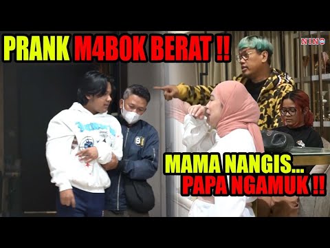 PRANK M4B0K SAMPAI DIBOPONG, MAMA NANGIS PAPA NGAMUK ‼