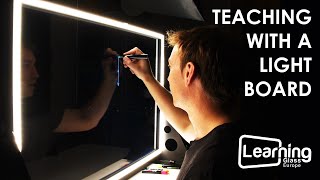 Teaching with a Learning Glass Lightboard