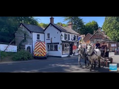 🔴 Burley Village in Burley New Forest A walk through #burley #newforest #burleymanor