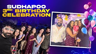Sudhapoo 3Rd Birthday Celebration Sowbhagya Venkitesh Arjun Parvathy Krishna