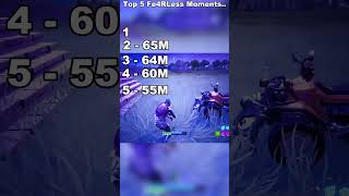 Top 5 Fe4Rless Moments..