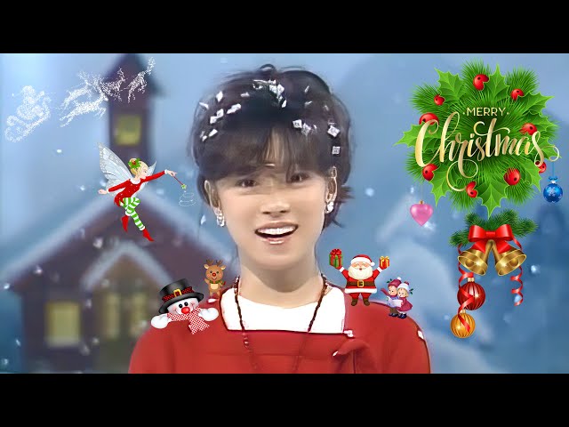 中森明菜 Akina Nakamori🎅🎄Christmas Medley + Funny Skit⛄🦌[4K