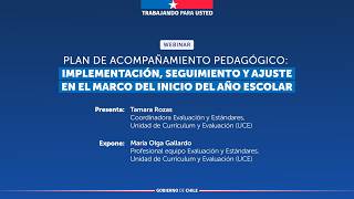 Plan de Acompañamiento Pedagógico: Implementación, seguimiento y ajuste al inicio del año escolar