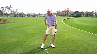 Billy Horschel demonstrates how to hit the ball farther