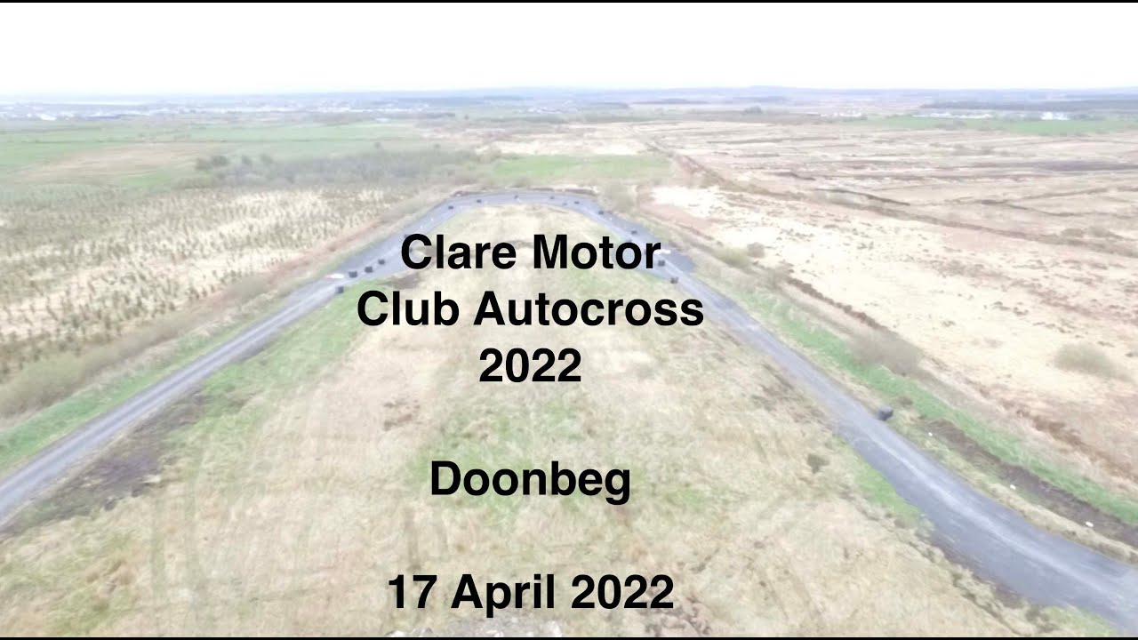 2022 Clare Motor Club Autocross Track YouTube